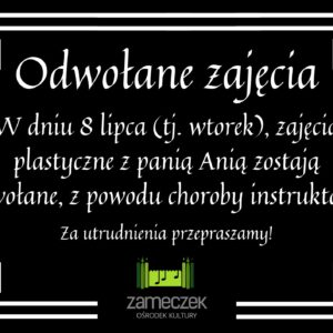 odwolane ODWOŁANE ZAJĘCIA