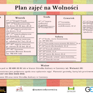 ZAJĘCIA STAŁE 25/26