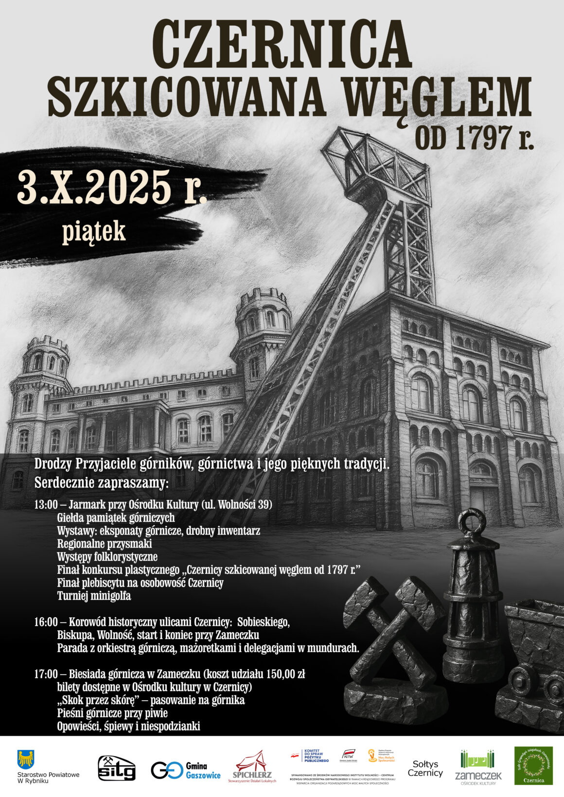 szkicowane węglem 2025 v3 Czernica Szkicowana węglem od 1797 r. – relacja