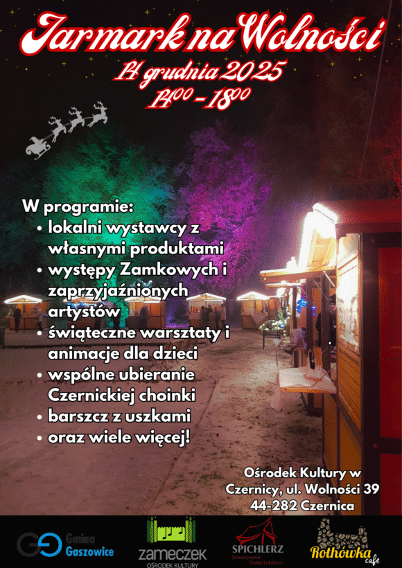 jarmark JARMARK BOŻONARODZENIOWY NA WOLNOŚCI