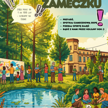 plakat - dzień otwarty Dzień Otwarty Zameczku