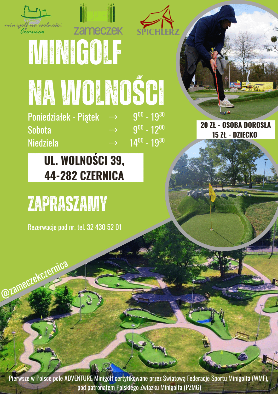 plakat - minigolf 2026 (1) MINIGOLF – SEZON 2026