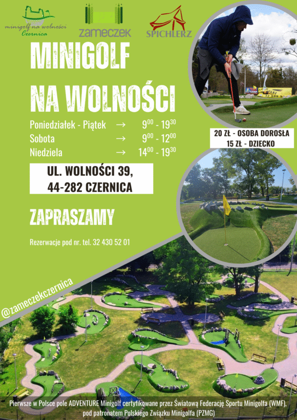 plakat - minigolf 2026 (1) MINIGOLF – SEZON 2026